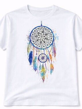 Dream Catcher Western Graphic T Shirt Trendy Boutique Style Tee Womens